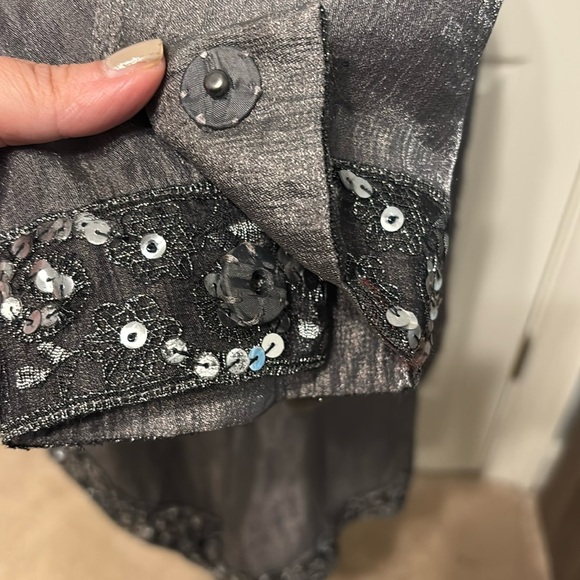 Alain Weiz Couture Shimmer Sequin Jacket - Picture 6 of 10